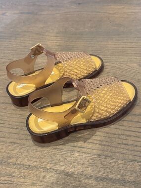 Melissa Tan Woven Jelly Sandals